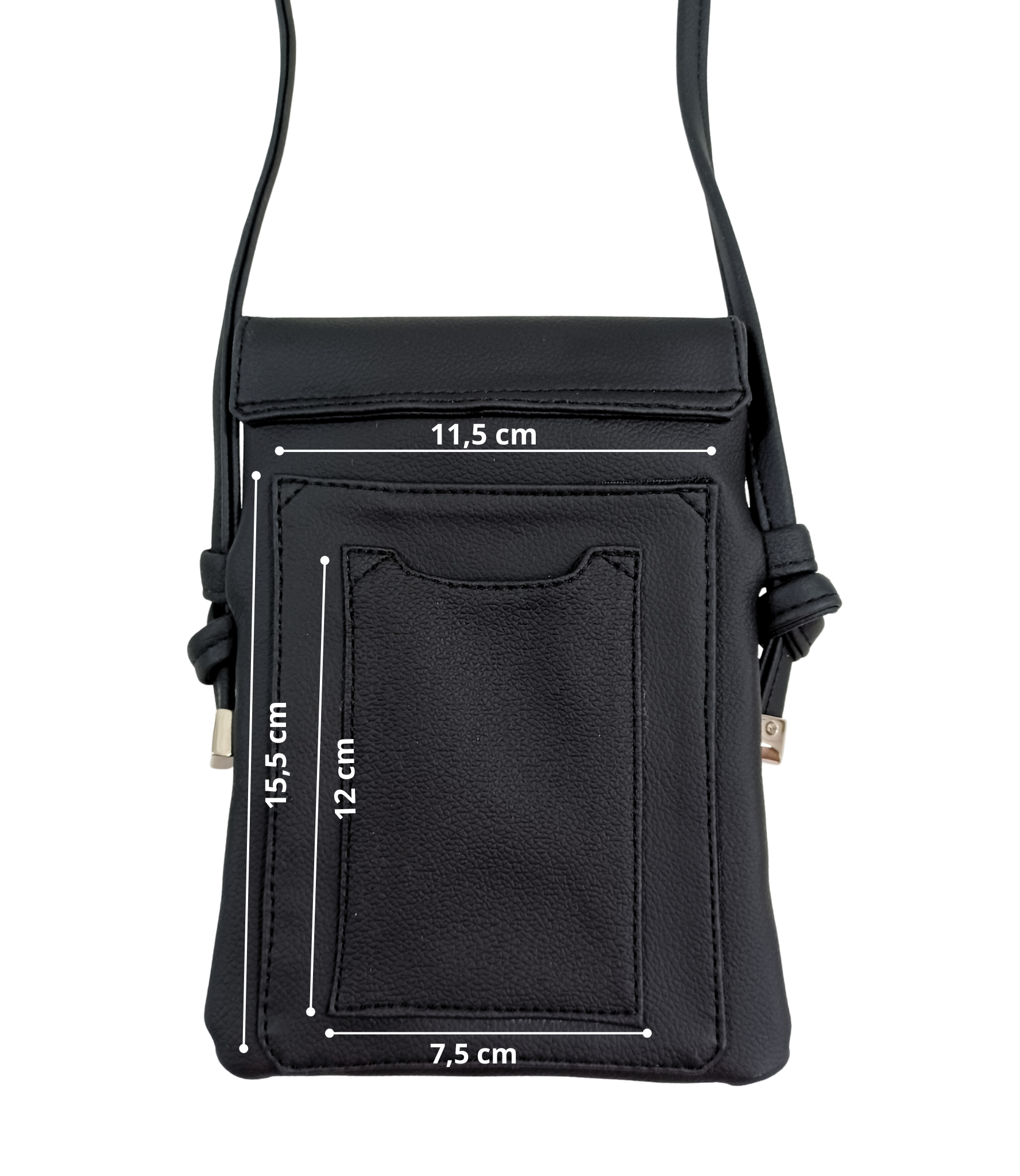 bolsa tiracolo shoulder preta